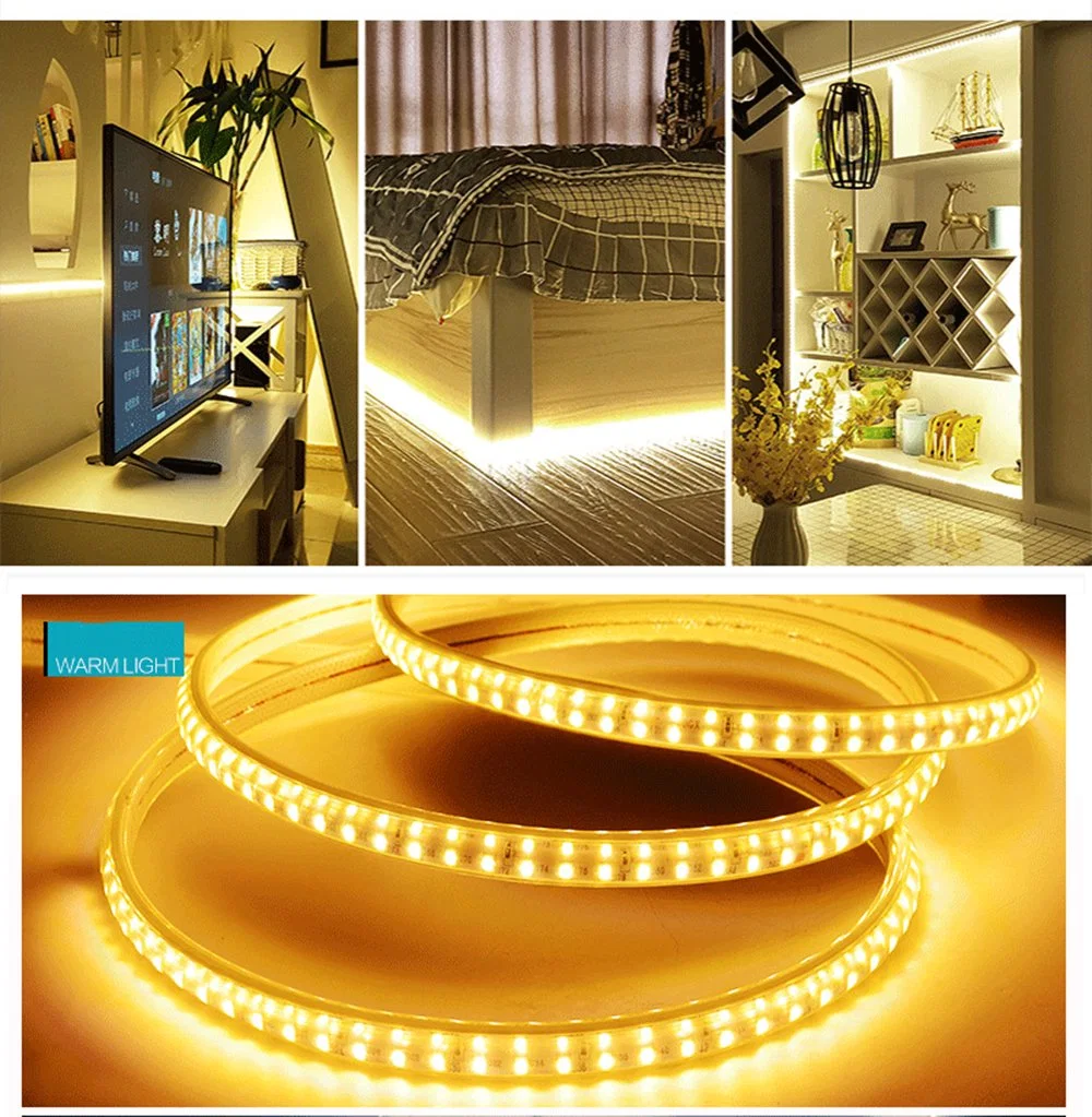 High Voltage Waterresistant 5050RGB 60LEDs/M LED Tape Light in Ceiling Decoration LED Strip Light