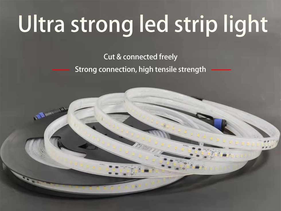 High Voltage LED Strip Light 110V 220V 120LEDs/M High Brightness 50meter Per Roll Waterproof SMD2835 Flexible LED Lights Stripe