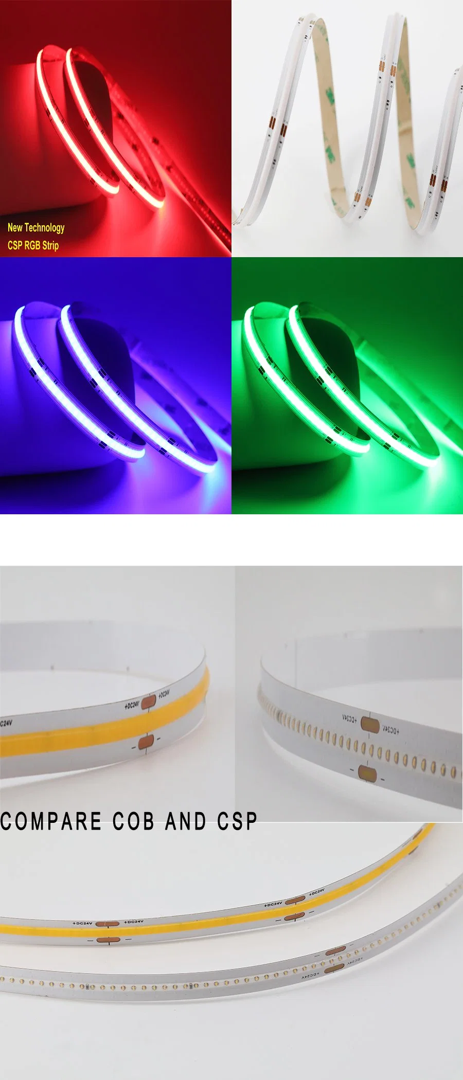 Best LED Strip Light Csp RGB DC24V 840LED/M
