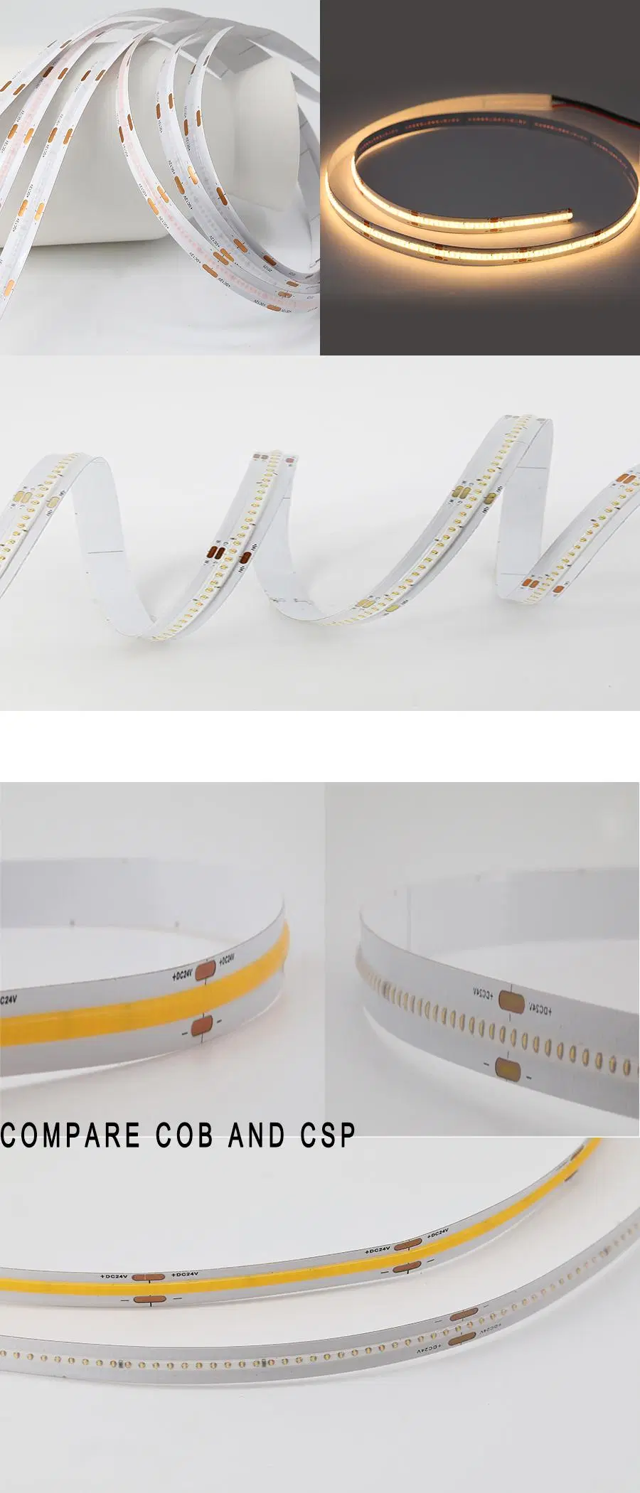 New Technology of LED Csp Strip Light with 480LEDs Spotless