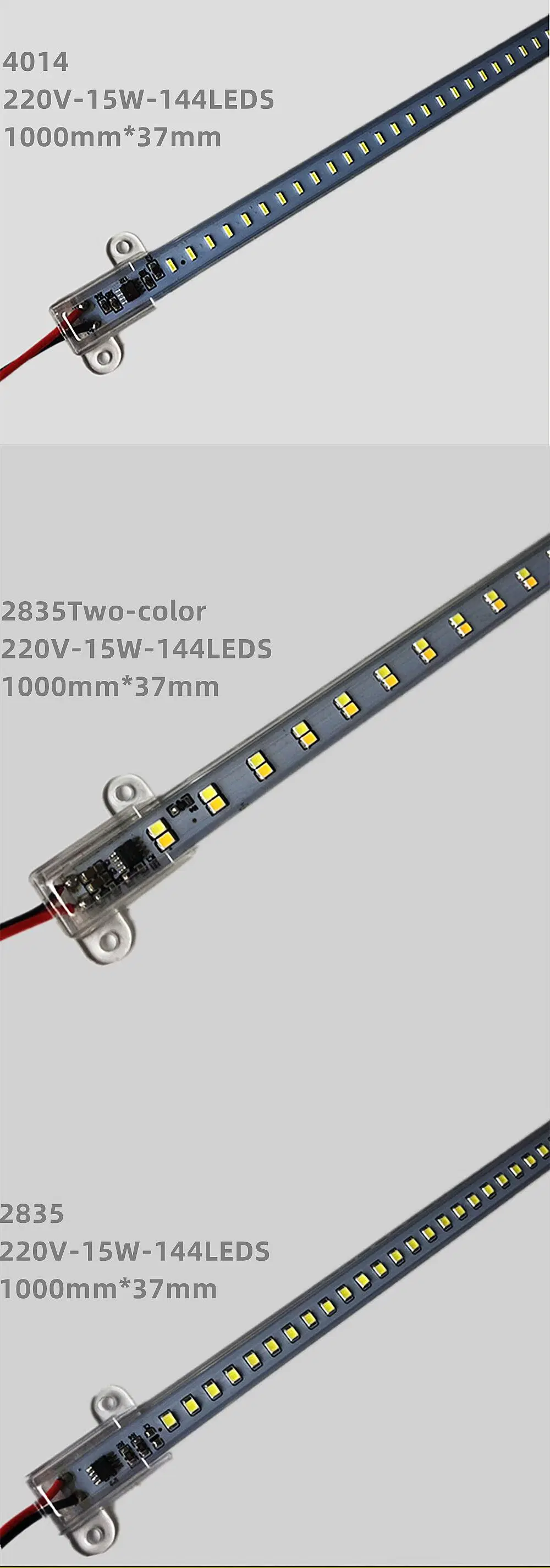 High Voltage AC220V Cabinet Light Closet Linear Rigid Bar LED Strip Bar Light for Display Showcase