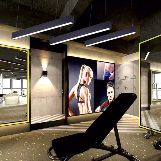 40W 4000lm CE SAA Aluminum Rigid Strip LED Office Pendant Linear Light