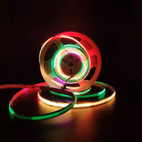 Flexible COB RGB Smart Dream Color Magic Digital 5V Addressable LED Strip High Density No Spot 480LEDs/M Sk6812 Strip Lights